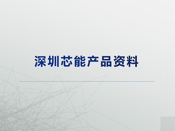 深圳芯能產品線
